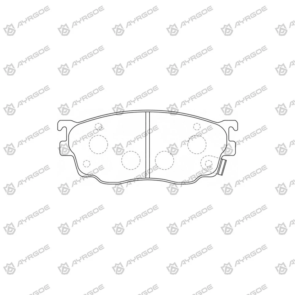 D3101M plăcuțe de frână pentru Mazda 6 GG14