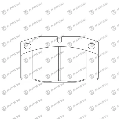 D11029 plăcuțe de frână pentru Daewoo Racer F69G