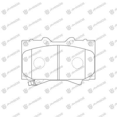 D2177H PADURI DE FRAKE PENTRU TOYOTA